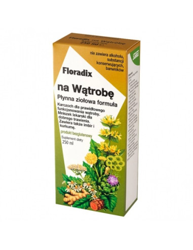 Floradix Na Wątrobę Płyn - 250ml - Salus Haus