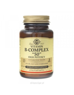 Witamina B-Kompleks "50" - 50kaps - Solgar