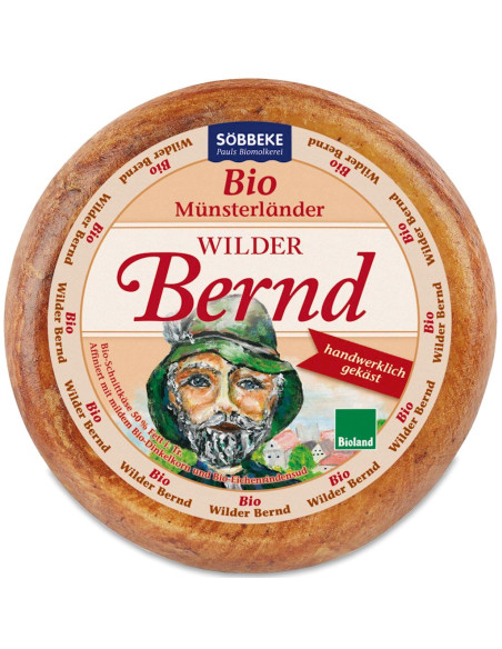 SER ŻÓŁTY DOJRZEWAJĄCY WILDER BERND BIO (około 4,0 kg) - SOBBEKE