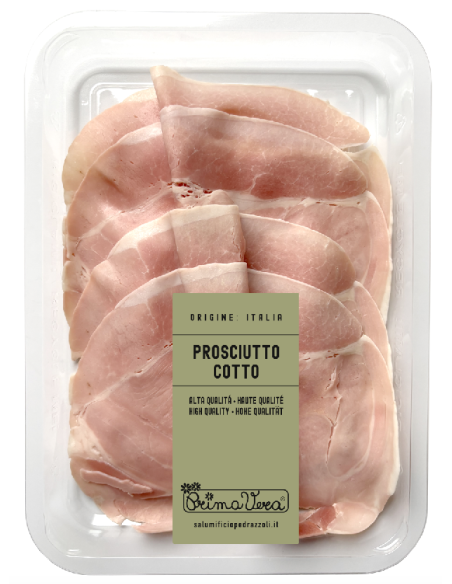 SZYNKA GOTOWANA PROSCIUTTO COTTO PLASTRY BEZGLUTENOWA BIO 100 g - PRIMAVERA
