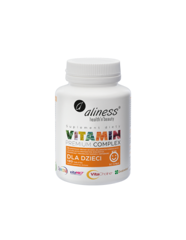 Vitamin premium complex dla dzieci - 120tabl - Aliness