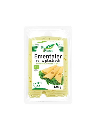 Ementaler ser w plastrach -125 g - Bio Planet