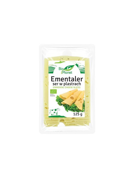 Ementaler ser w plastrach -125 g - Bio Planet