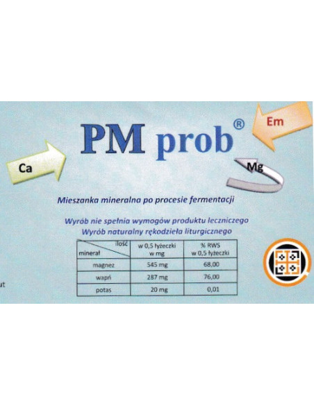 S Probio PM probiomineral - 500g Wyrób naturalny rękodzieła liturgicznego