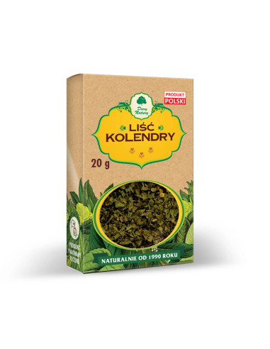 Liść Kolendry - 20g - Dary Natury