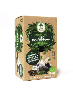 Pokrzywa liść Eko w piramidkach - 15x1g - Dary Natury