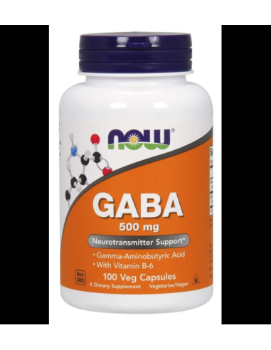 Gaba 500mg - 100kaps - Now Foods