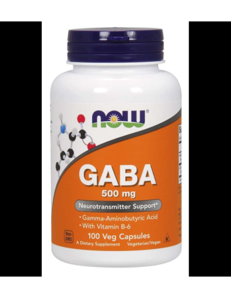 Gaba 500mg - 100kaps - Now Foods