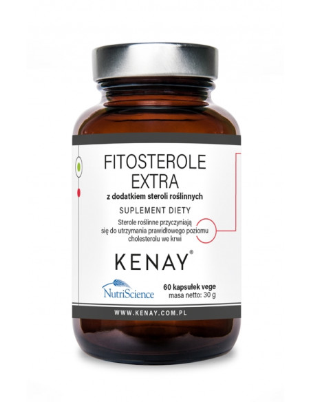 Fitosterole extra z dodatkiem steroli roślinnych - 60kaps - Kenay