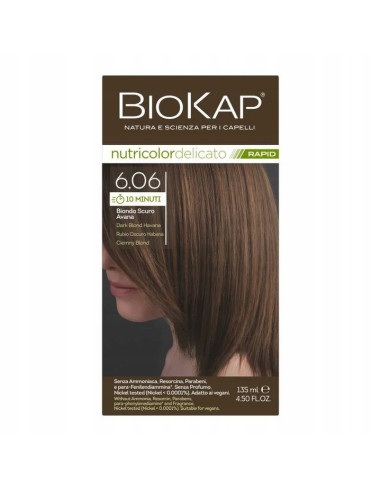 Biokap Nutricolor Delicato RAPID - 6,06 ciemny blond - 135ml - Biokap