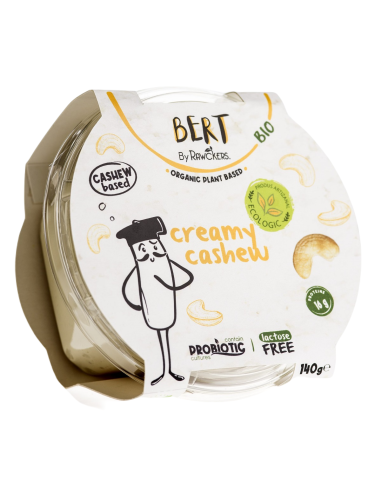 WEGAŃSKA ALTERNATYWA SERKA ŚMIETANKOWEGO Z ORZECHÓW NERKOWCA BIO 150 g - BERT