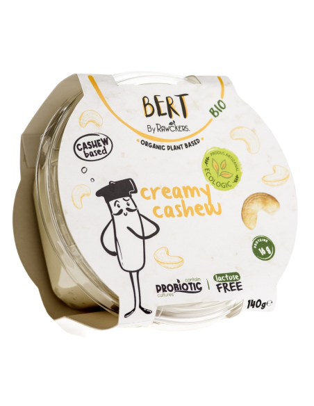 WEGAŃSKA ALTERNATYWA SERKA ŚMIETANKOWEGO Z ORZECHÓW NERKOWCA BIO 150 g - BERT
