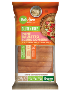 CHLEB CIEMNY Z ZIARNAMI KROJONY BEZGLUTENOWY 350 g - BALVITEN