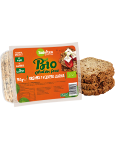 CHLEB Z PEŁNEGO ZIARNA KROJONY BEZGLUTENOWY BIO 250 g - BALVITEN