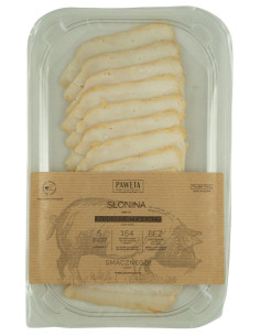 SŁONINA WIEPRZOWA DOJRZEWAJĄCA PLASTRY BEZGLUTENOWA 65 g - PAWĘTA