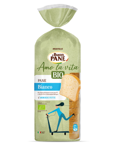 CHLEB TOSTOWY KROJONY BIO 400 g - IL BUON PANE