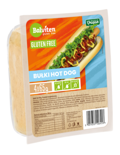 BUŁKI DO HOT DOGÓW BEZGLUTENOWE (4 szt.) 260 g - BALVITEN