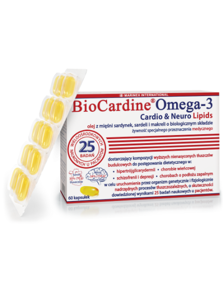 BioCardine Omega 3 - 60 kaps - Marinex