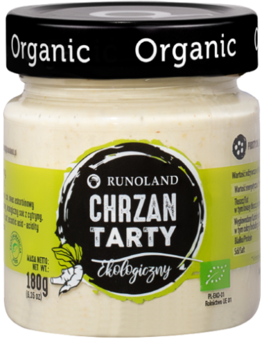 CHRZAN TARTY BIO 180 g - RUNOLAND