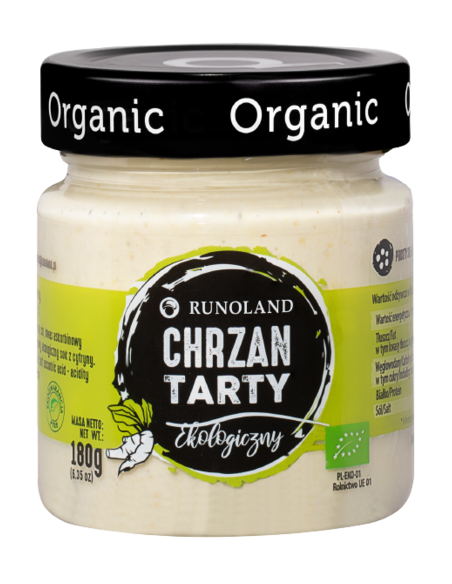 CHRZAN TARTY BIO 180 g - RUNOLAND