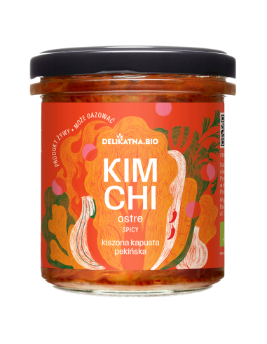 KIMCHI OSTRE BIO 300 g - DELIKATNA