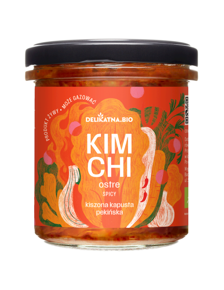 KIMCHI OSTRE BIO 300 g - DELIKATNA