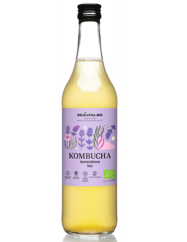 KOMBUCHA LAWENDOWA BIO 500 ml - DELIKATNA