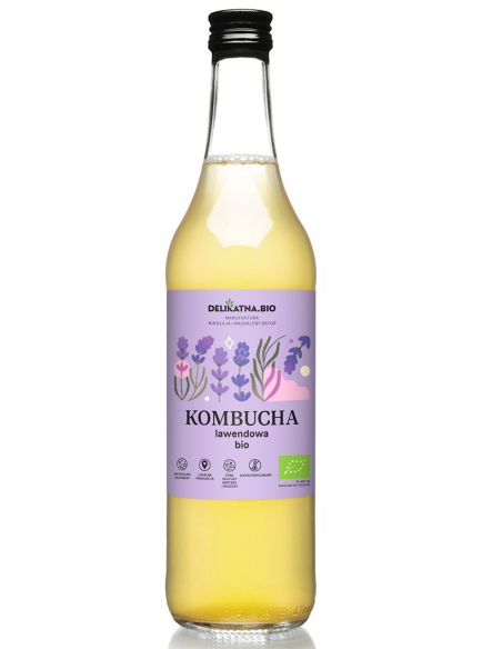 KOMBUCHA LAWENDOWA BIO 500 ml - DELIKATNA