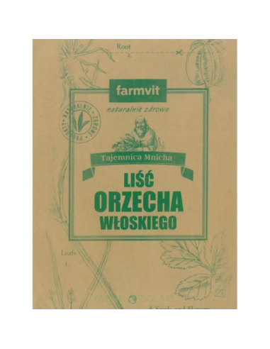 Orzech włoski liść - 50g - Farmvit