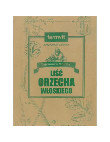 Orzech włoski liść - 50g - Farmvit
