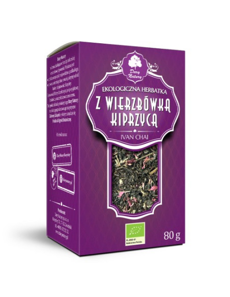 Herbata  z wierzbówką kiprzycą "Ivan Chai" EKO - 80g - Dary Natury