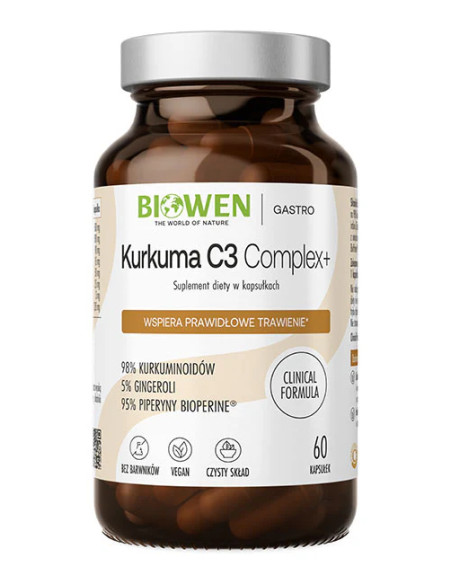Kurkuma C3 COMPLEX+ - 60kaps - Biowen