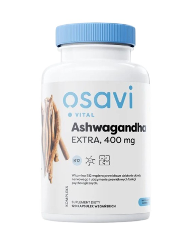 Ashwagandha Extra 400mg - 120kaps - Osavi