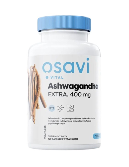 Ashwagandha Extra 400mg - 120kaps - Osavi