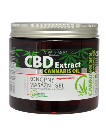 Żel Do Masażu CBD z Cannabidiolem - 650ml - Vivapharm