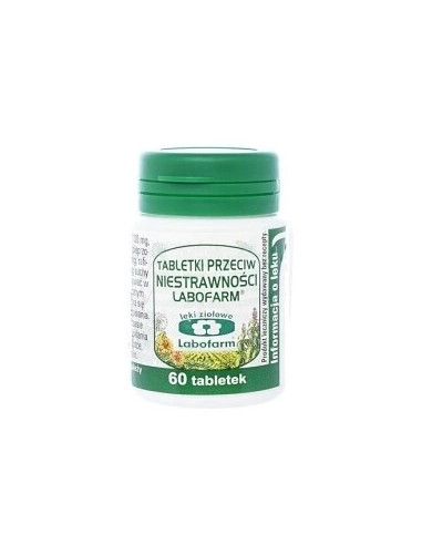 Tabletki na niestrawność - 60 tabletek - Labofarm