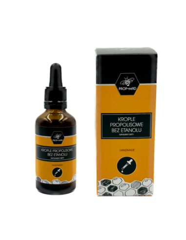Krople propolisowe bez etanolu 10% - 50ml - Prop Mad