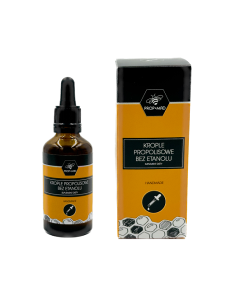 Krople propolisowe bez etanolu 10% - 50ml - Prop Mad