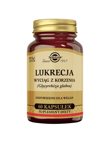 Lukrecja Wyciąg z Korzenia - 60kaps - Solgar