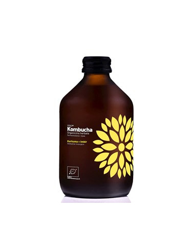 Kombucha z kurkumą i imbirem - 330ml - Vigo