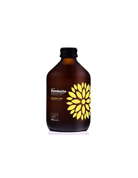 Kombucha z kurkumą i imbirem - 330ml - Vigo