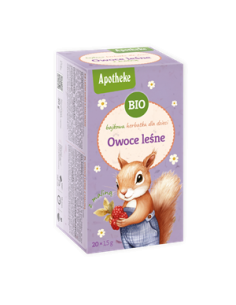 Herbatka bajkowa dla dzieci - owoce leśne z maliną BIO - 20x1,5g - Apotheke