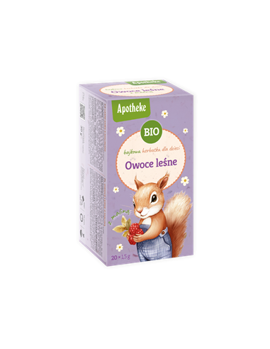 Herbatka bajkowa dla dzieci - owoce leśne z maliną BIO - 20x1,5g - Apotheke
