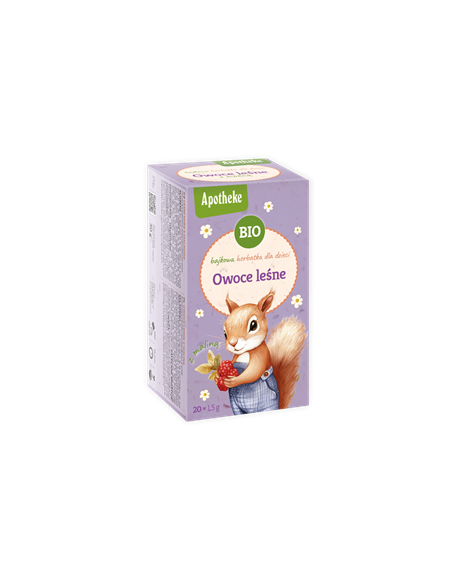 Herbatka bajkowa dla dzieci - owoce leśne z maliną BIO - 20x1,5g - Apotheke