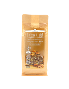 Mieszanka chleba bezglutenowego keto z orzechami włoskimi - 500g - Pięć Przemian