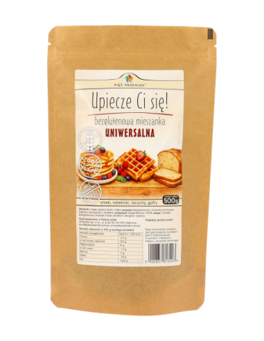 Mieszanka uniwersalna bezglutenowa - 500g - Pięć Przemian