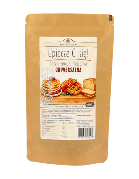 Mieszanka uniwersalna bezglutenowa - 500g - Pięć Przemian