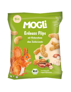 Chrupki o smaku orzeszków ziemnych Bio - 30g - Mogli