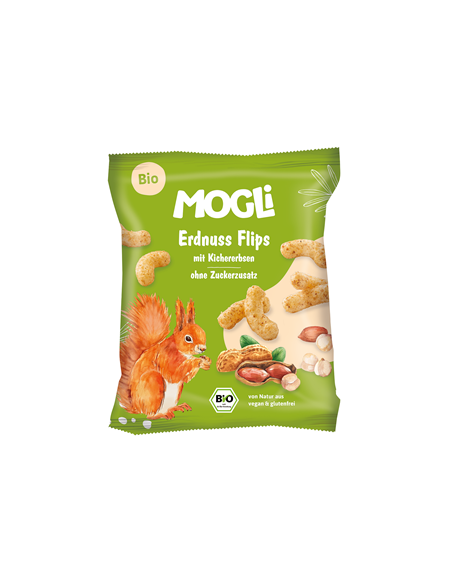 Chrupki o smaku orzeszków ziemnych Bio - 30g - Mogli