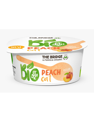 DESER OWSIANY BRZOSKWINIOWY BIO 125 g - THE BRIDGE